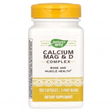  Nature's Way Calcium-Magnesium-Vitamin D 100 