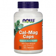 Витамины NOW Calcium-Magnesium + D 120 120 капсул